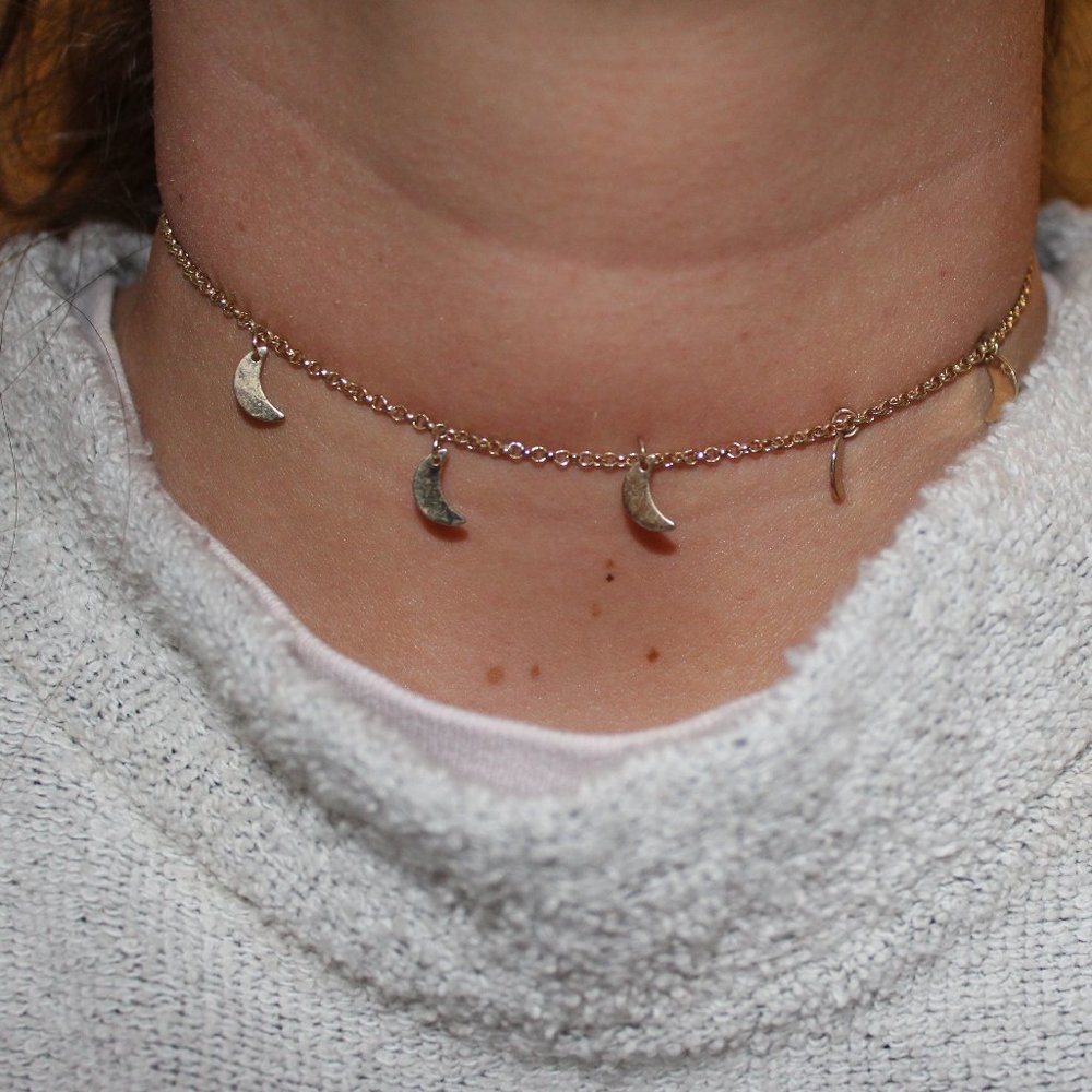 Adjustable Moon Chain Necklace